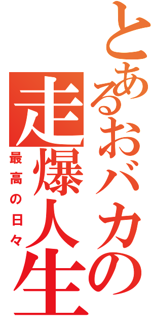 とあるおバカの走爆人生Ⅱ（最高の日々）