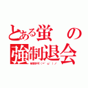 とある蛍の強制退会（破壊許可（＝゜ω゜）ノ）