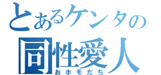 とあるケンタの同性愛人（おホモだち）