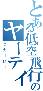 とある低空飛行のヤーティ使い（うえーい！）