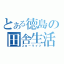 とある徳島の田舎生活（スローライフ）