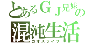 とあるＧＪ兄妹の混沌生活（カオスライフ）