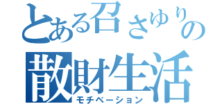 とある召さゆりの散財生活（モチベーション）