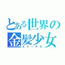 とある世界の金髪少女（エリーチカ）