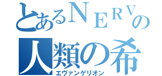 とあるＮＥＲＶの人類の希望（エヴァンゲリオン）