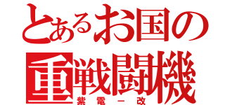 とあるお国の重戦闘機（紫電－改）