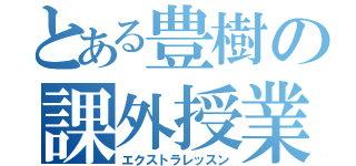 とある豊樹の課外授業（エクストラレッスン）