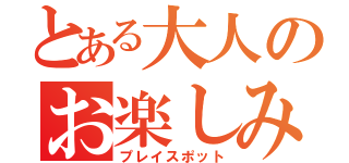 とある大人のお楽しみ会（プレイスポット）