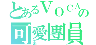 とあるＶＯＣＡＬＯＩＤの可愛團員（來）