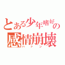 とある少年嗜好の感情崩壊（ハァン）