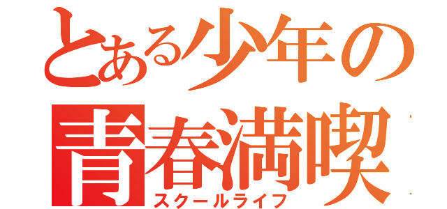 とある少年の青春満喫（スクールライフ）