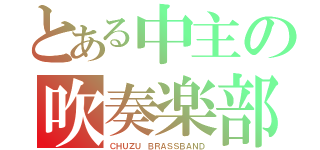 とある中主の吹奏楽部（ＣＨＵＺＵ ＢＲＡＳＳＢＡＮＤ）