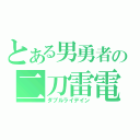 とある男勇者の二刀雷電（ダブルライデイン）