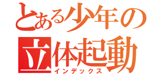 とある少年の立体起動装置（インデックス）