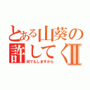 とある山葵の許してくださいⅡ（何でもしますから）