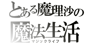 とある魔理沙の魔法生活（マジックライフ）