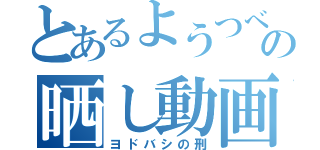 とあるようつべの晒し動画（ヨドバシの刑）