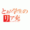 とある学生のリア充（インデックス）