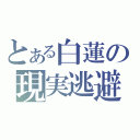 とある白蓮の現実逃避（）