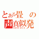 とある畳の声真似発掘（スカウトボイス）