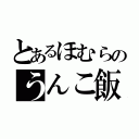 とあるほむらのうんこ飯（）