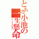 とある小池の一生懸命（いっしょうけんめい）