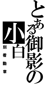 とある御影の小白（別看勳章）