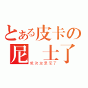 とある皮卡の尼紳士了（就決定是尼了）