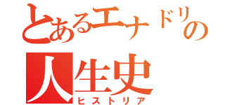 とあるエナドリの人生史（ヒストリア）