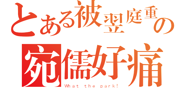 とある被翌庭重擊の宛儒好痛（Ｗｈａｔ ｔｈｅ ｐａｒｋ！）