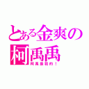 とある金爽の柯禹禹（柯禹是我的！）