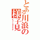 とある川浪の様子見（チョットヨウスミデ）