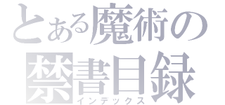 とある魔術の禁書目録（インデックス）