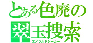 とある色廃の翠玉捜索（エメラルドシーカー）