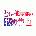 とある籠球部の牧野隼也（センター）