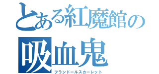 とある紅魔館の吸血鬼（フランドールスカーレット）