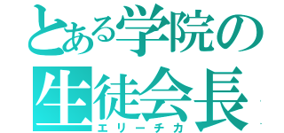 とある学院の生徒会長（エリーチカ）