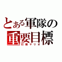 とある軍隊の重要目標（打倒マリオ）