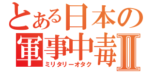 とある日本の軍事中毒Ⅱ（ミリタリーオタク）