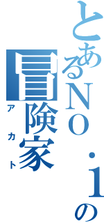 とあるＮＯ．１の冒険家（アカト）