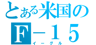 とある米国のＦ－１５（イーグル）