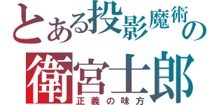 とある投影魔術の衛宮士郎（正義の味方）