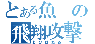 とある魚の飛翔攻撃（とびはねる）