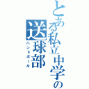 とある私立中学の送球部（ハンドボール）