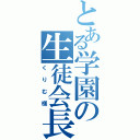 とある学園の生徒会長（くりむ様）