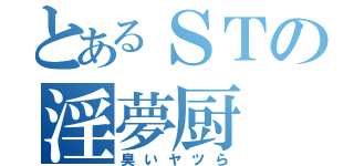 とあるＳＴの淫夢厨（臭いヤツら）