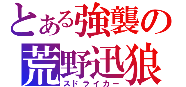 とある強襲の荒野迅狼（スドライカー）