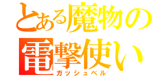 とある魔物の電撃使い（ガッシュベル）