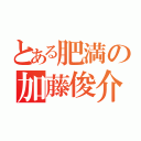 とある肥満の加藤俊介（）