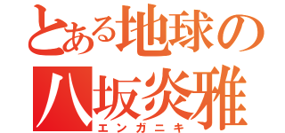 とある地球の八坂炎雅（エンガニキ）